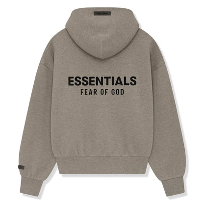 Fear Of God Essentials Classic Hood Homestead Heather Zip-Up Hoodie