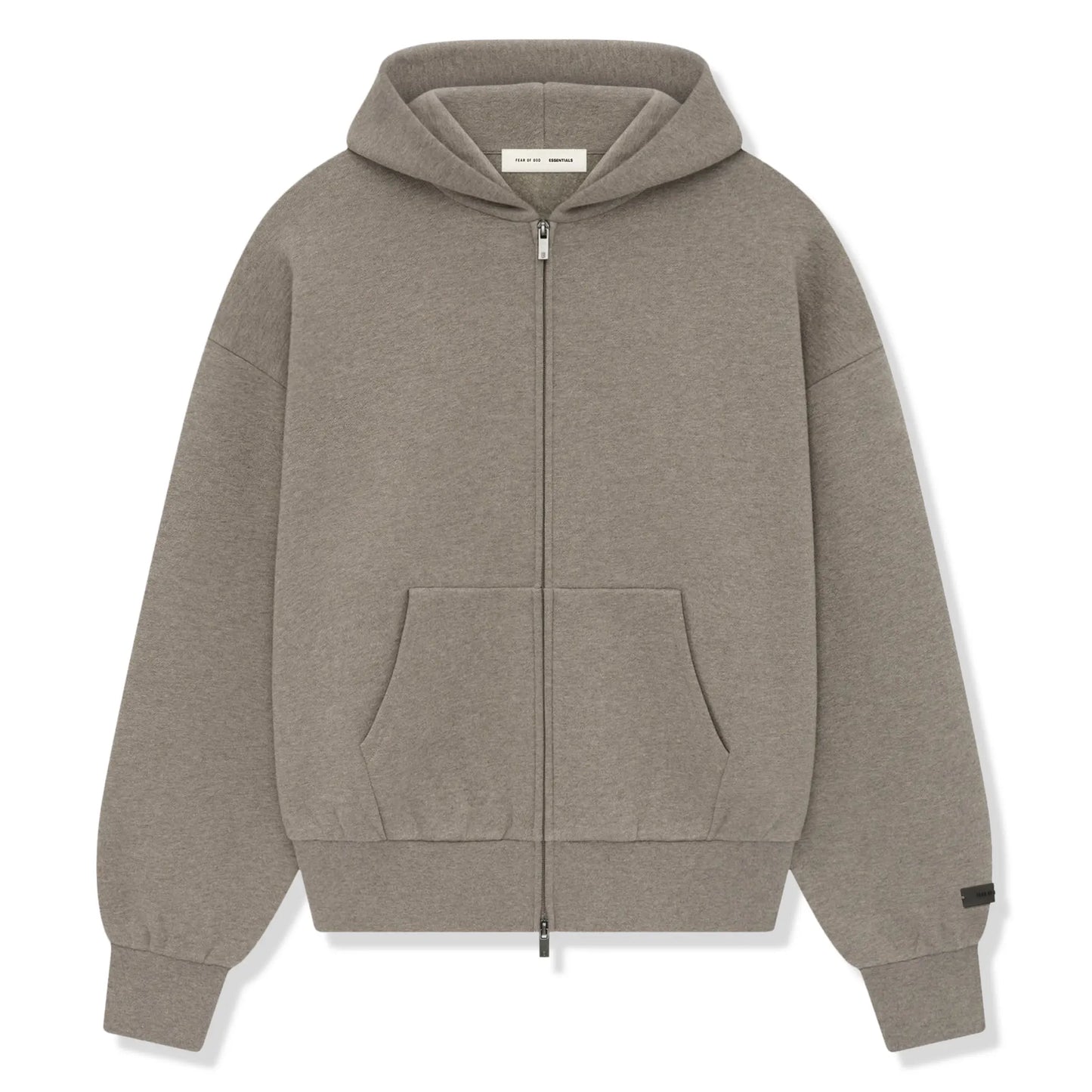 Fear Of God Essentials Classic Hood Homestead Heather Zip-Up Hoodie