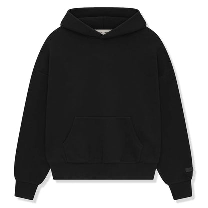 Fear Of God Essentials Classic Jet Black Hoodie (SS25)
