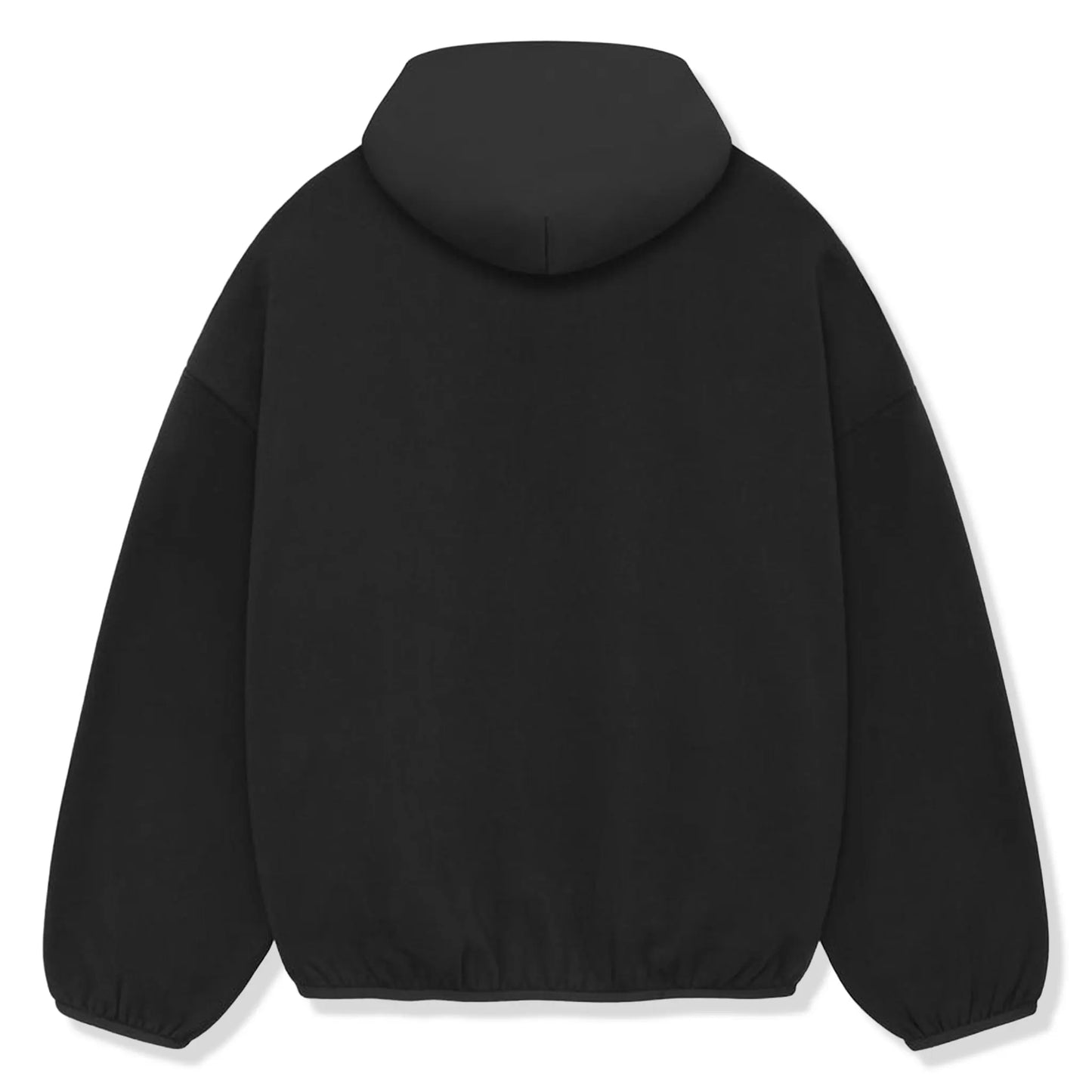 Fear Of God Essentials Core Collection Nylon Fleece Black Hoodie (SS24)