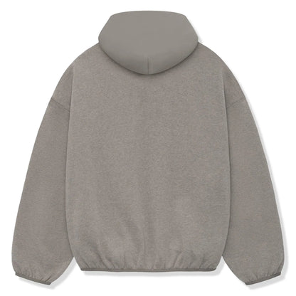 Fear Of God Essentials Core Collection Nylon Fleece Heather Grey Hoodie