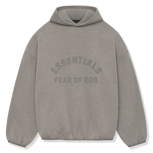 Fear Of God Essentials Core Collection Nylon Fleece Heather Grey Hoodie