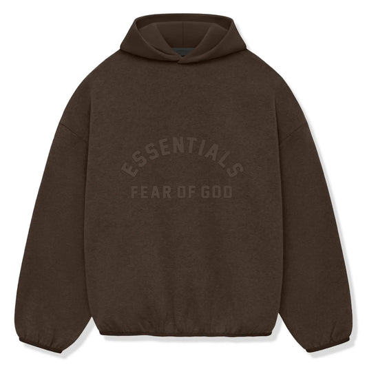 Fear Of God Essentials Core Collection Nylon Fleece Heather Wood Hoodie