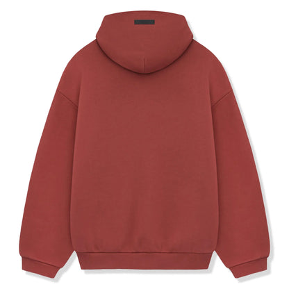 Fear Of God Essentials Fleece Crimson Hoodie (FW24)