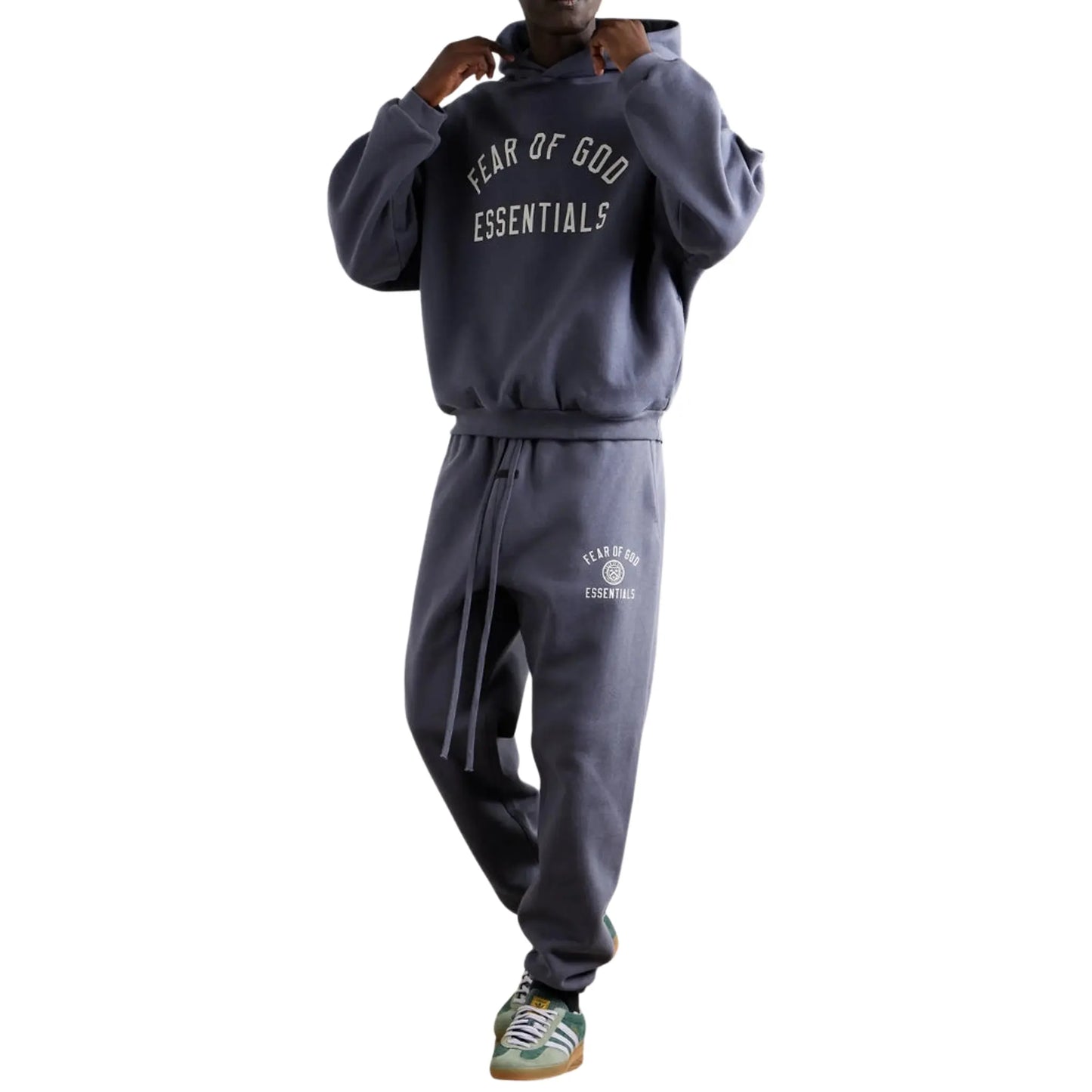 Fear Of God Essentials Fleece Marine Hoodie (FW24)