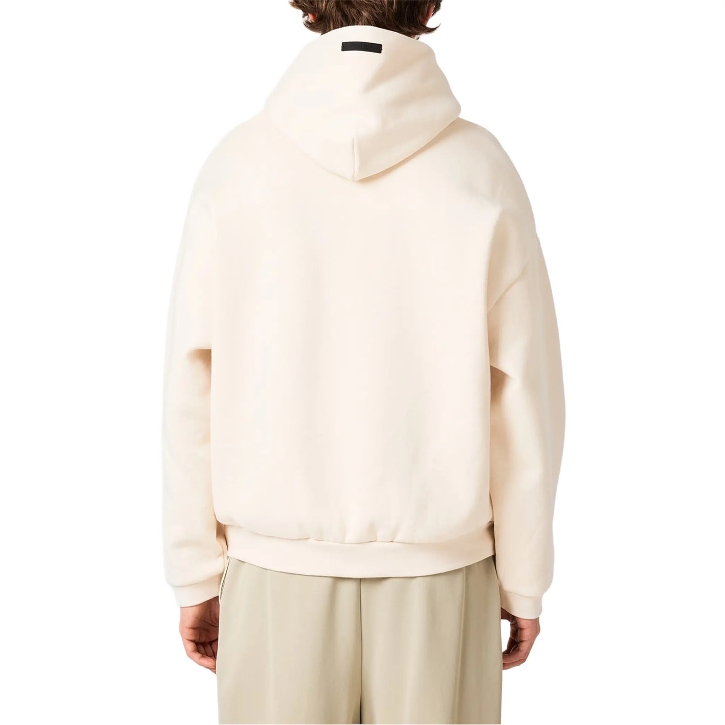 Fear Of God Essentials Fleece Shell White Hoodie (FW24)