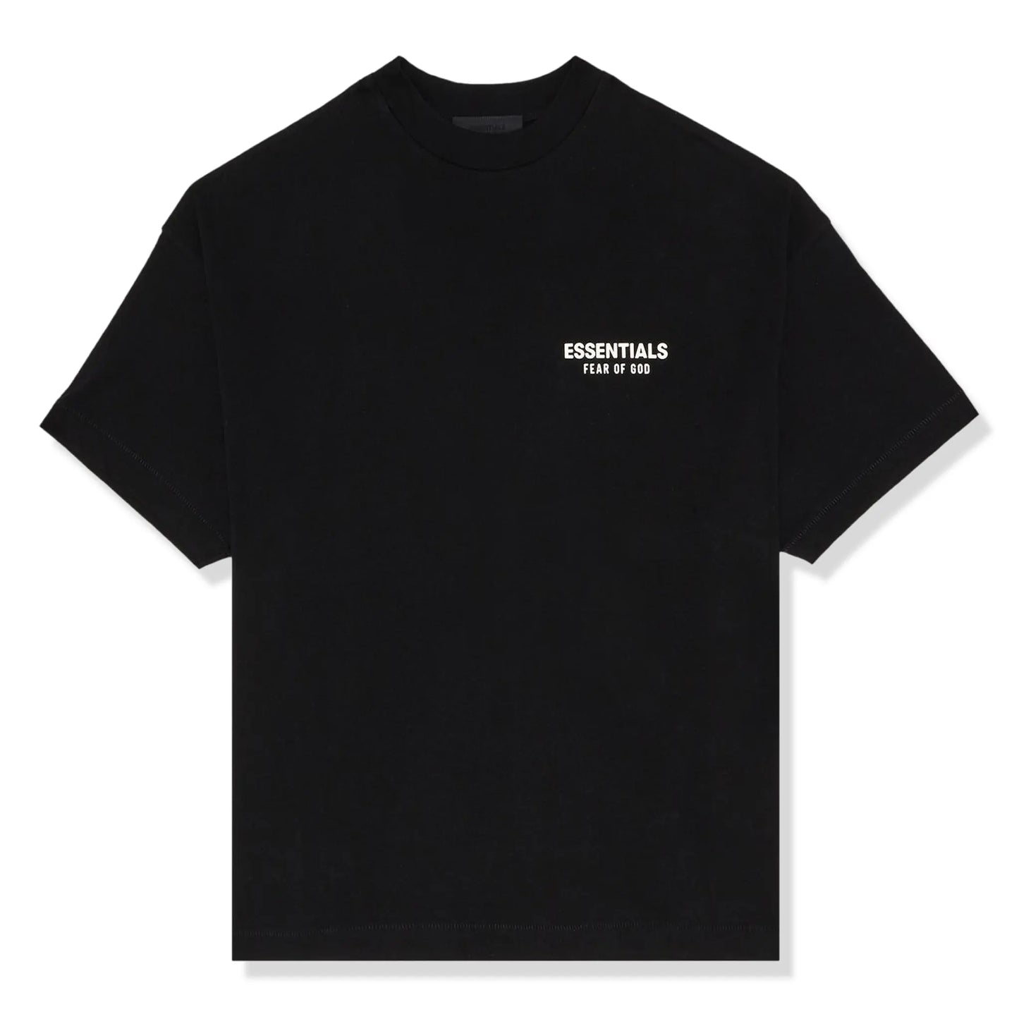 Fear Of God Essentials Jersey Crewneck Black T Shirt