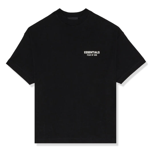 Fear Of God Essentials Jersey Crewneck Black T Shirt