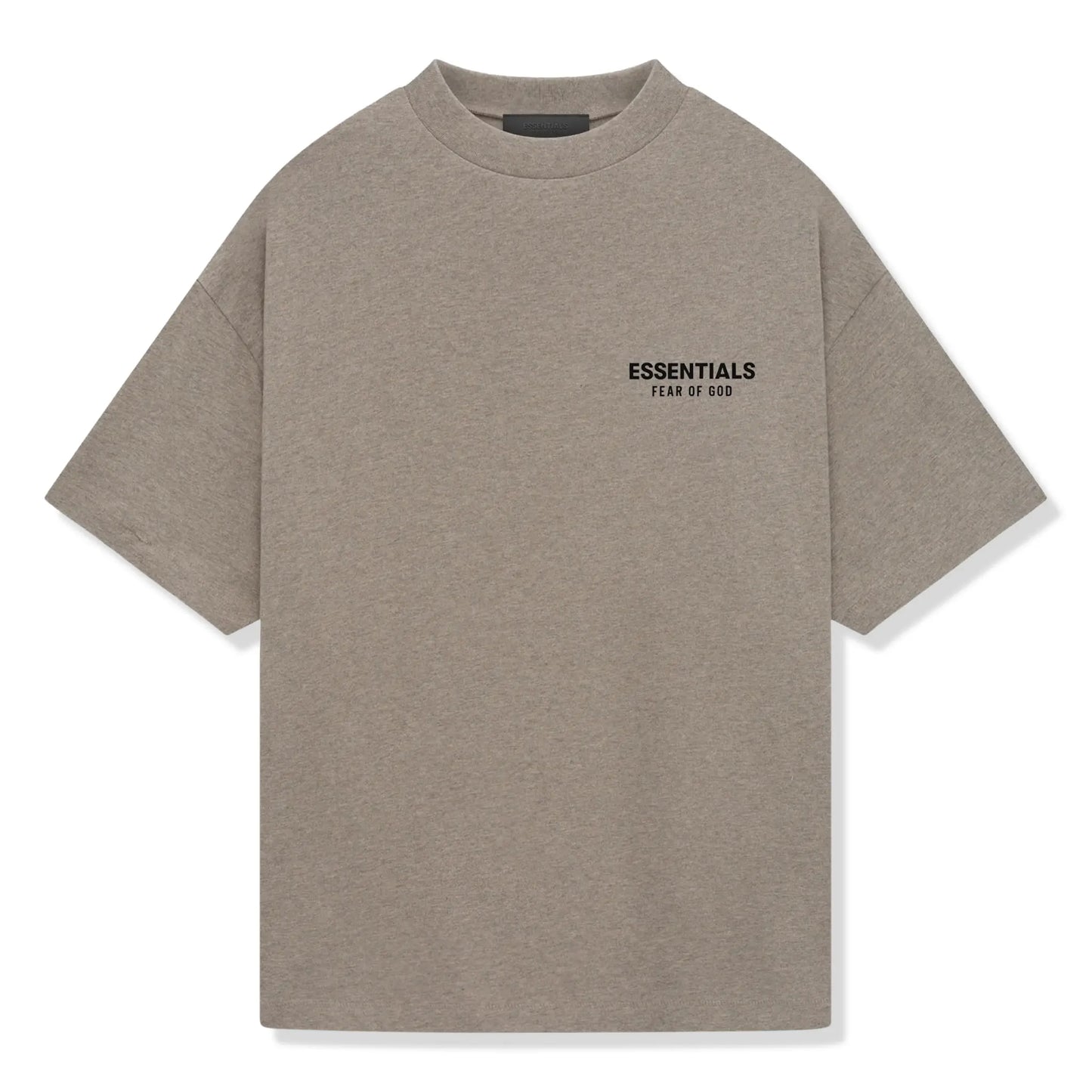 Fear Of God Essentials Jersey Crewneck Heather Grey T Shirt