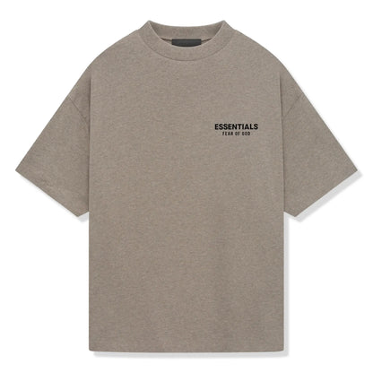 Fear Of God Essentials Jersey Crewneck Heather Grey T Shirt