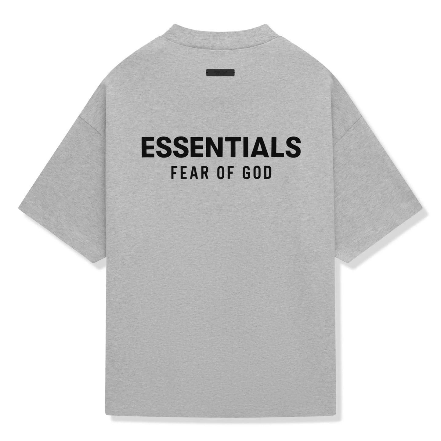 Fear Of God Essentials Jersey Crewneck Light Heather Grey T Shirt