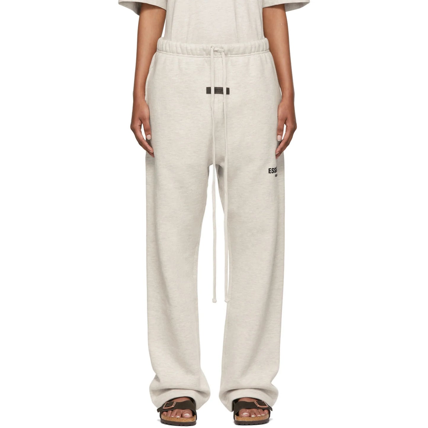 Fear Of God Essentials Relaxed Light Oatmeal Sweatpants (SS22)