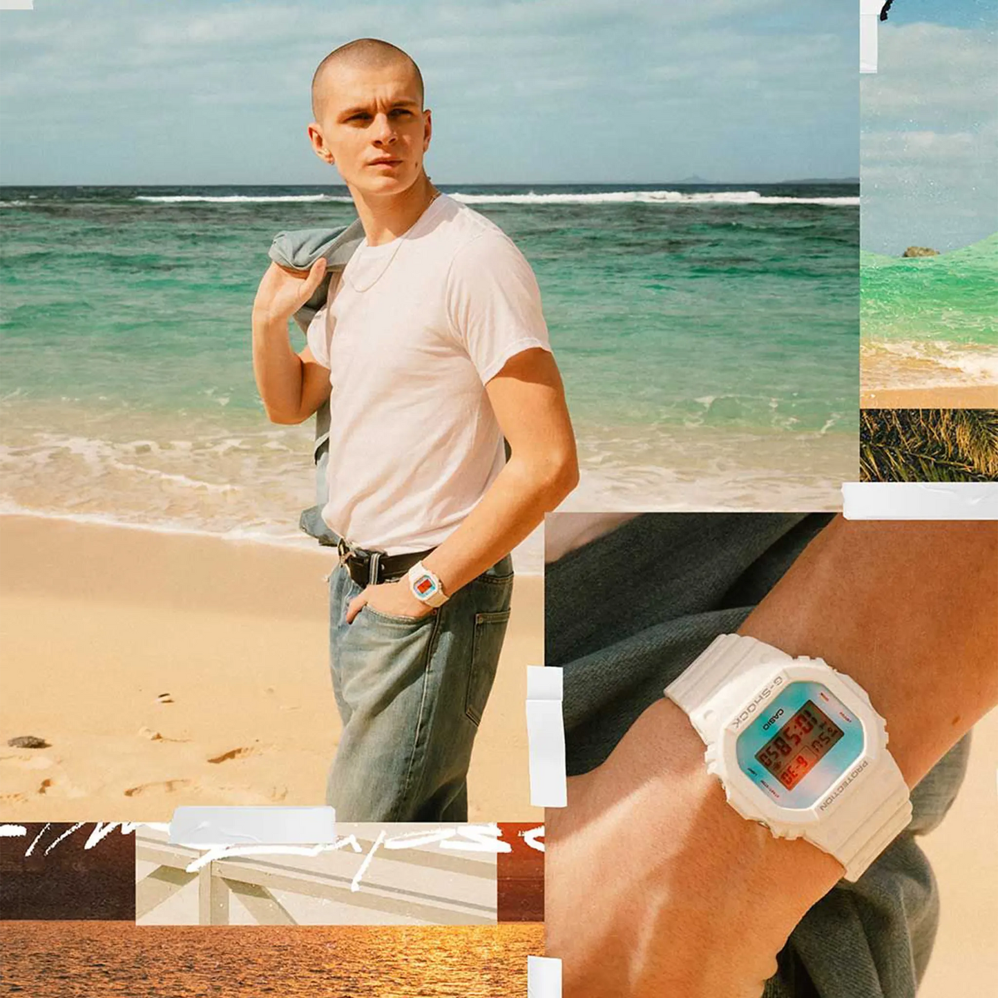 G-Shock Casio DW-5600TL-7ER White