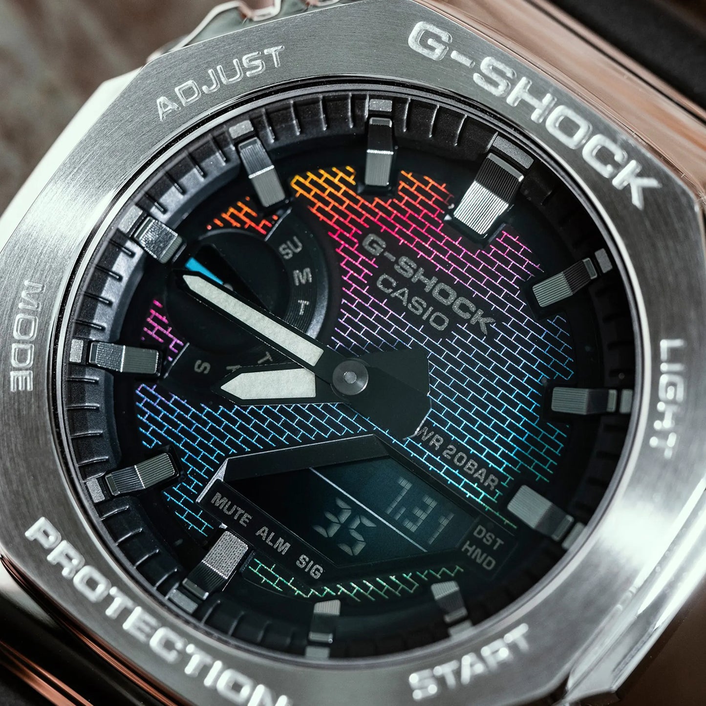 G-Shock Casio GM-2100RW-1AER Silver Black