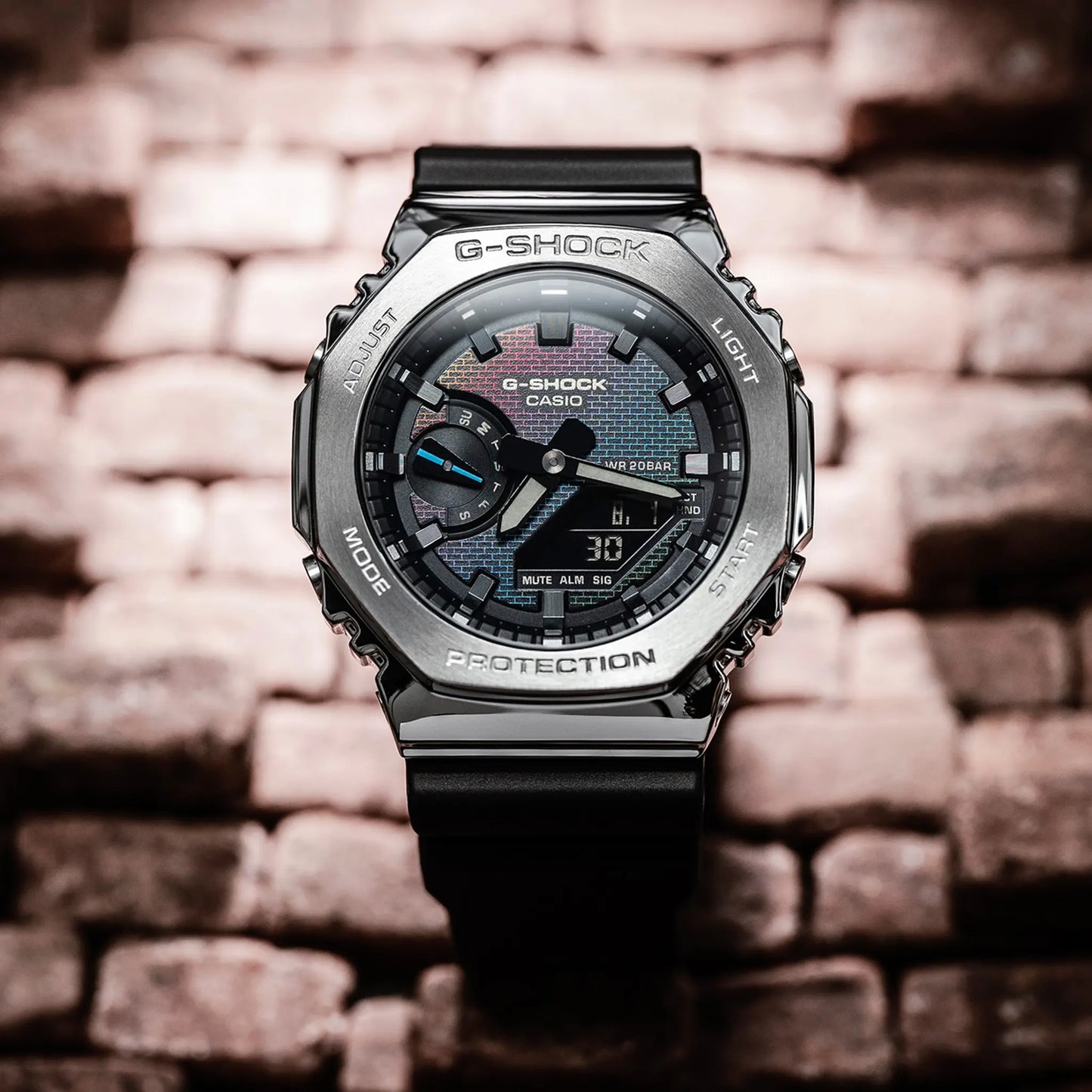 G-Shock Casio GM-2100RW-1AER Silver Black