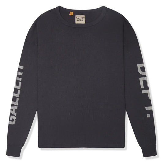 Gallery Dept. Thermal L/S Black T Shirt