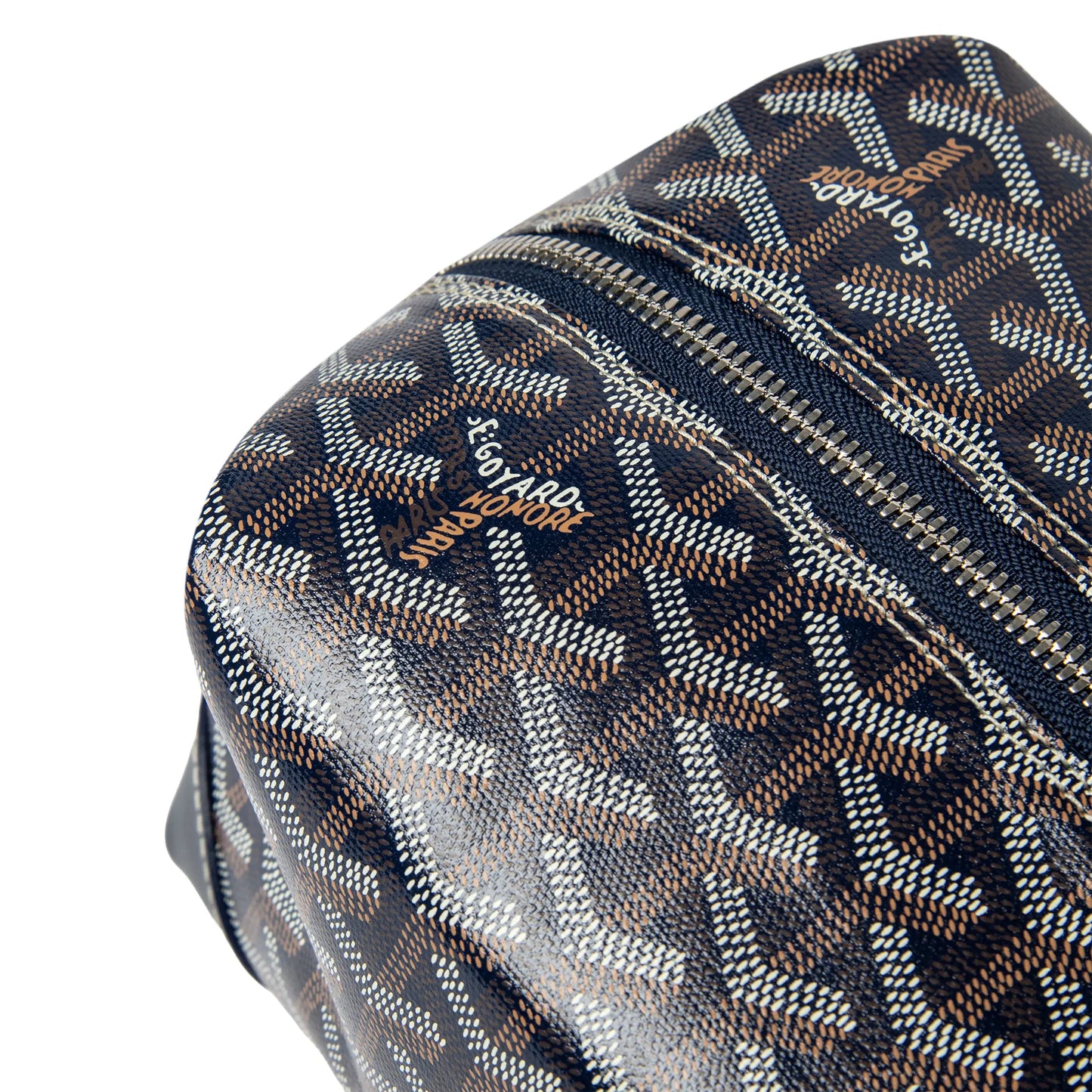 Goyard Bowling 25 Navy Toiletry Bag