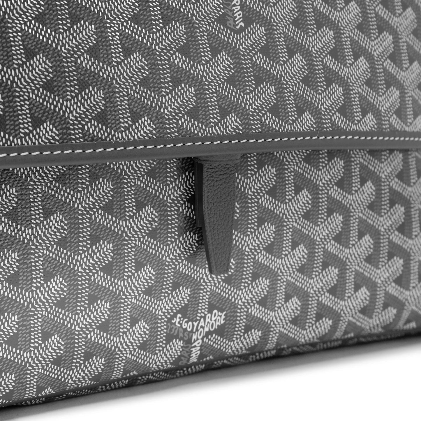 Goyard Capetien MM Grey Messenger Bag