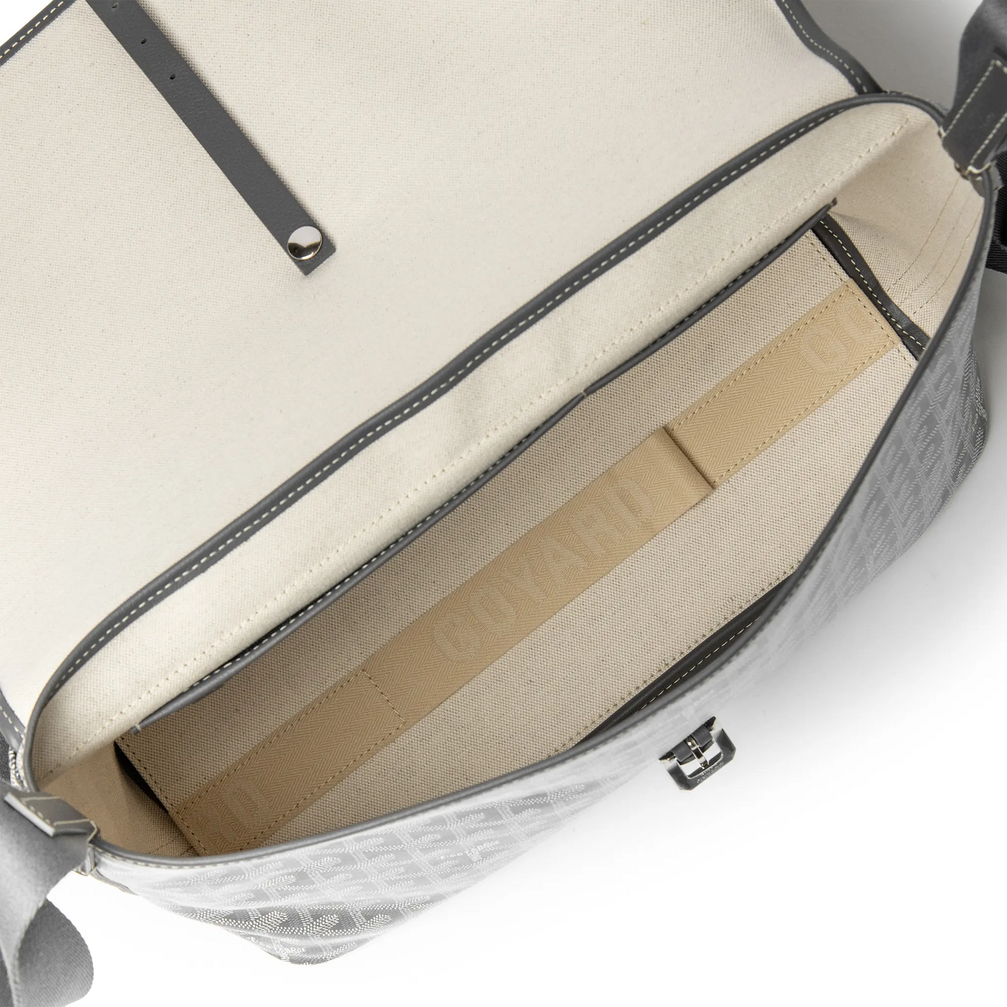 Goyard Capetien MM Grey Messenger Bag