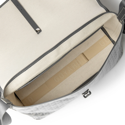 Goyard Capetien MM Grey Messenger Bag