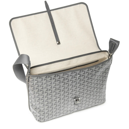 Goyard Capetien MM Grey Messenger Bag