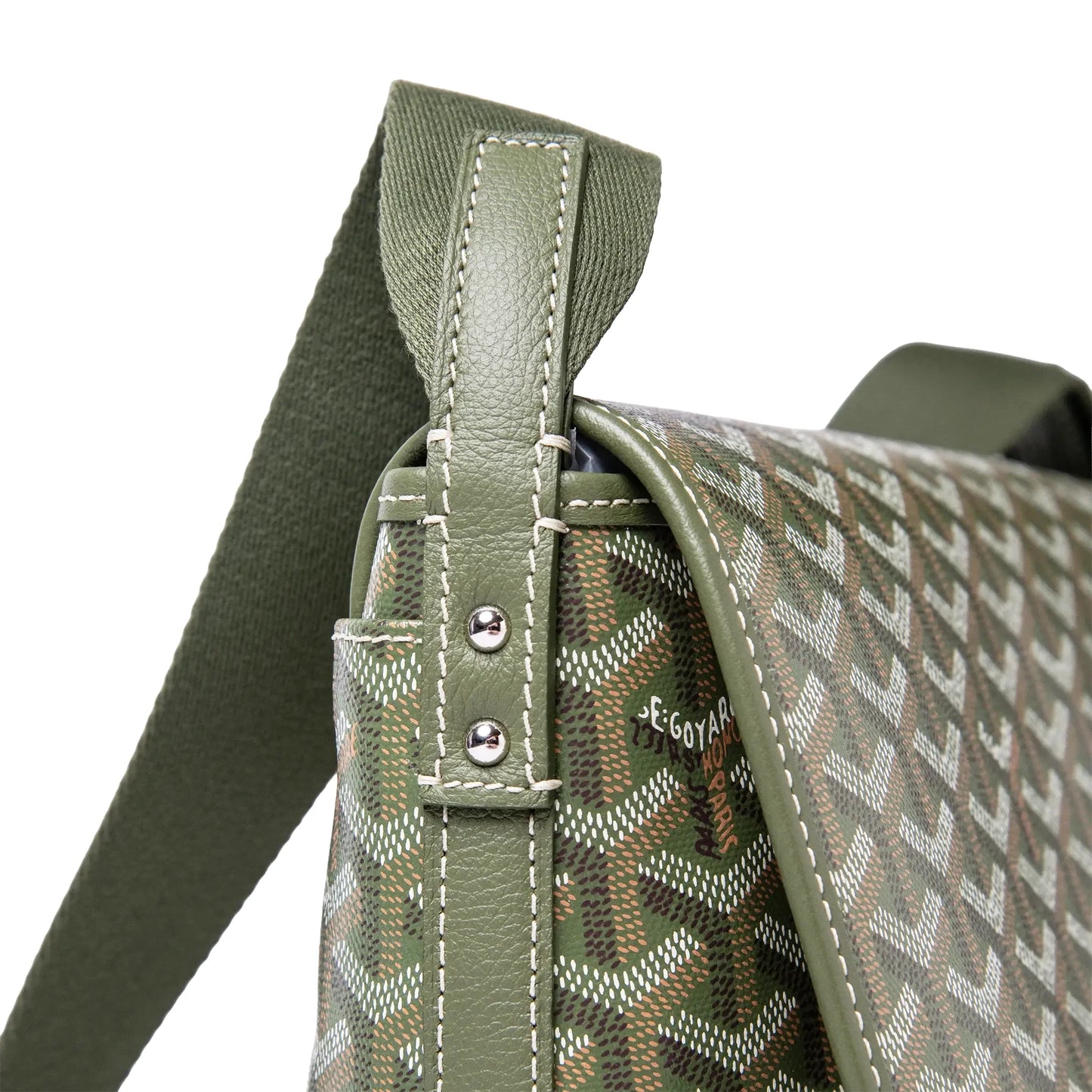 Goyard Capetien MM Khaki Messenger Bag