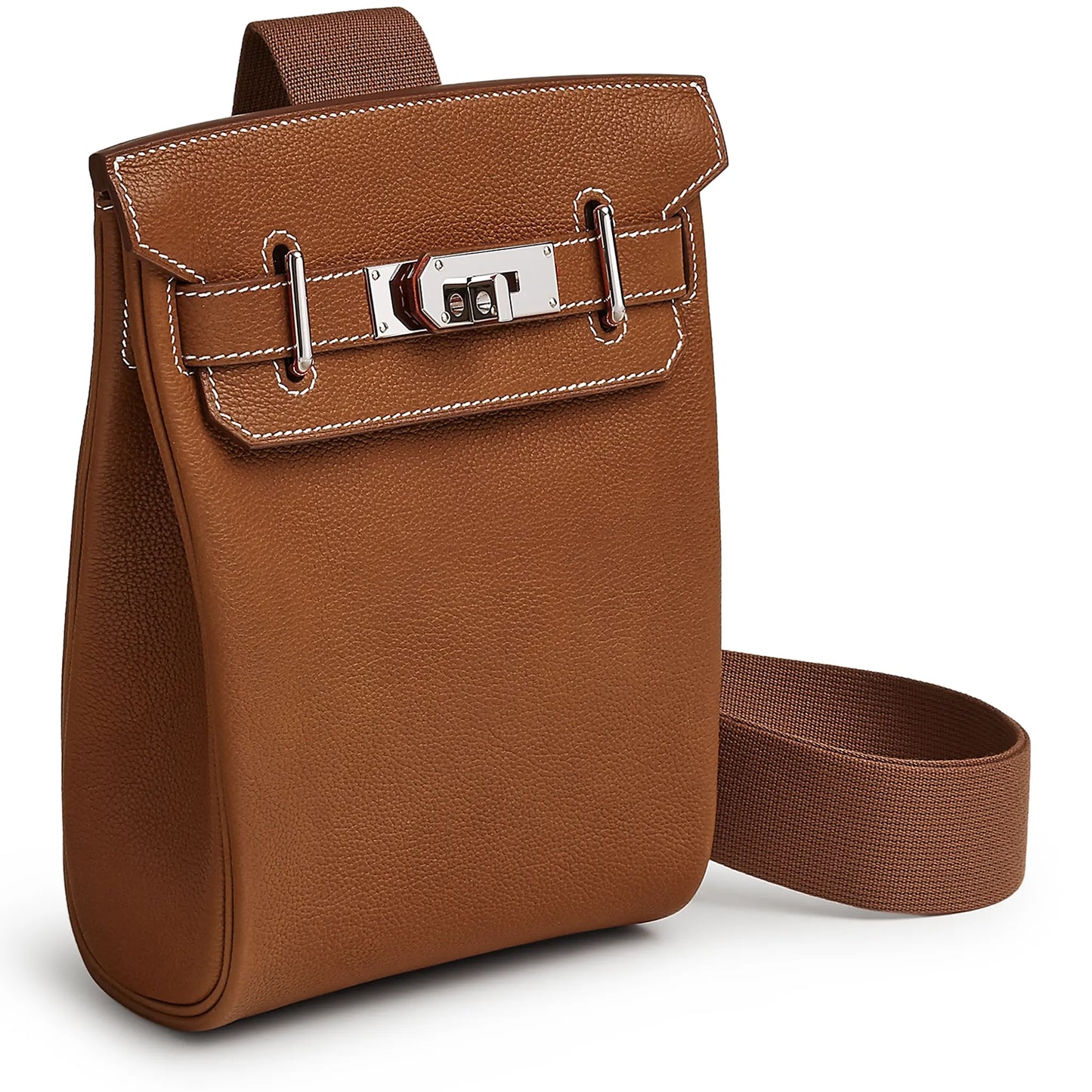 Hermès Hac a Dos PM Barenia Faubourg Fauve Palladium Hardware Backpack