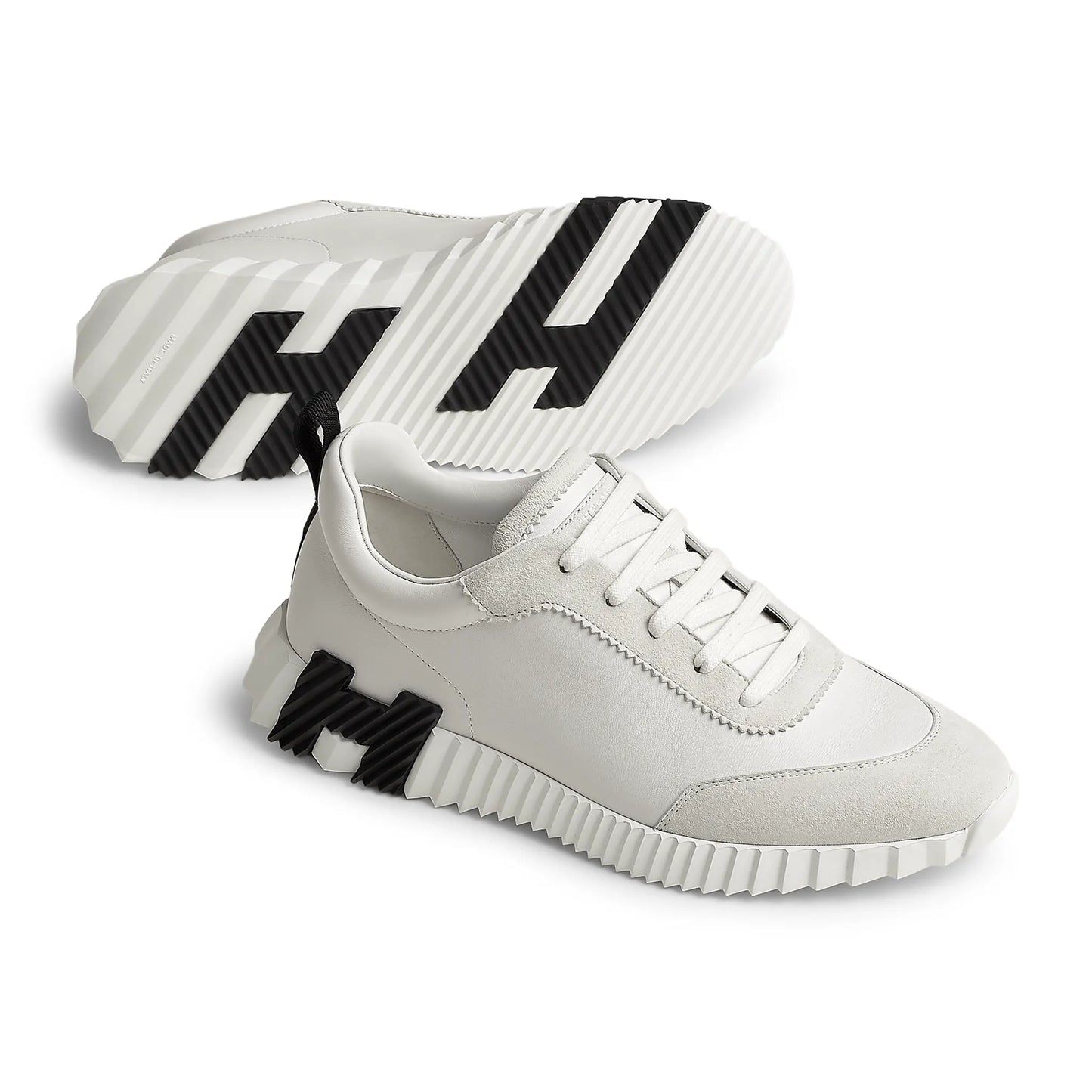 Hermès Paris Bouncing Calf Sneaker Blanc