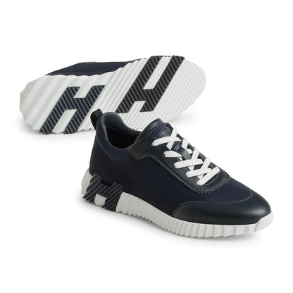 Hermès Paris Bouncing Calf Sneaker Marine