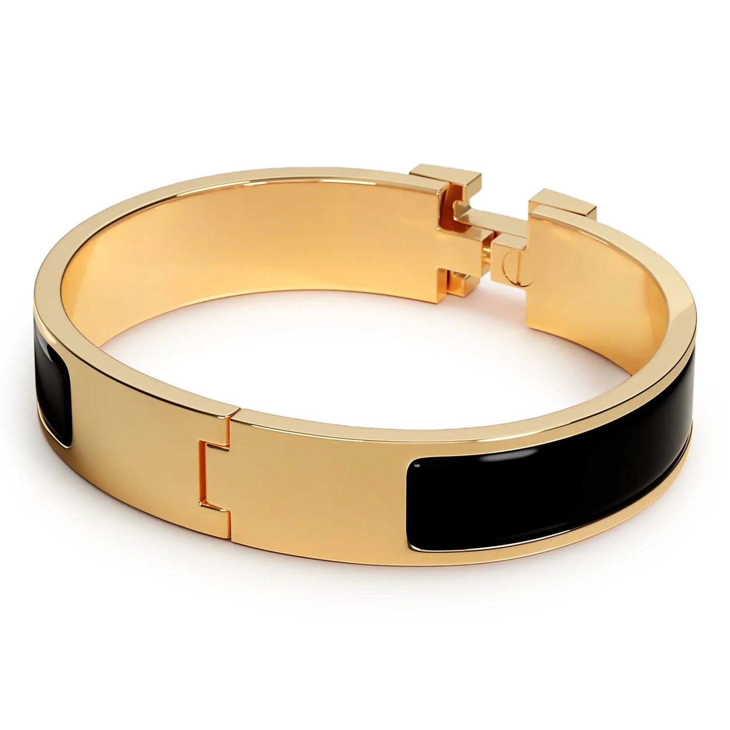 Hermès Paris Clic H Black Bracelet