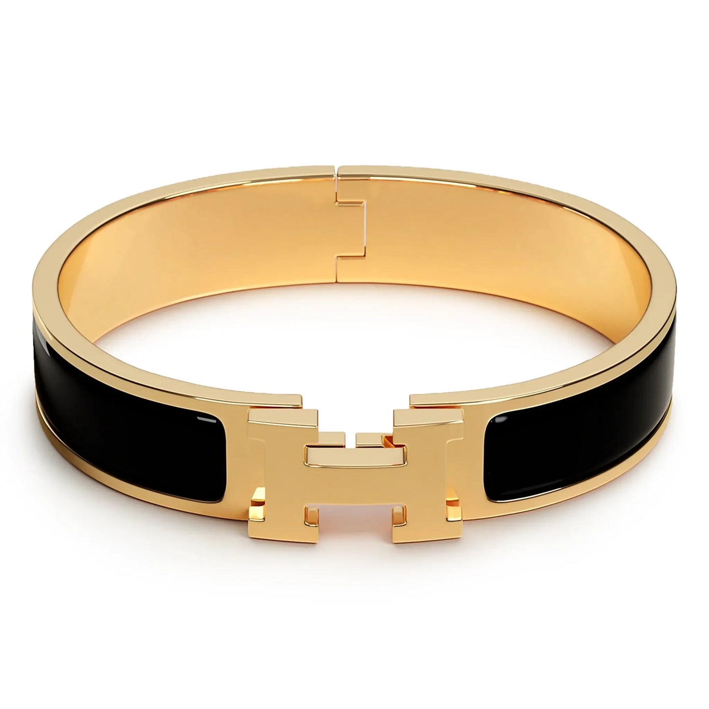 Hermès Paris Clic H Black Bracelet
