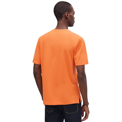 Hermès Paris Embroidered Orange T Shirt