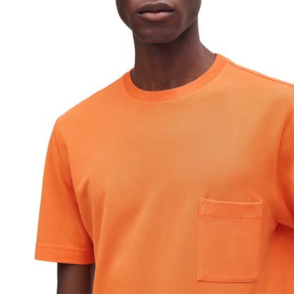 Hermès Paris Embroidered Orange T Shirt