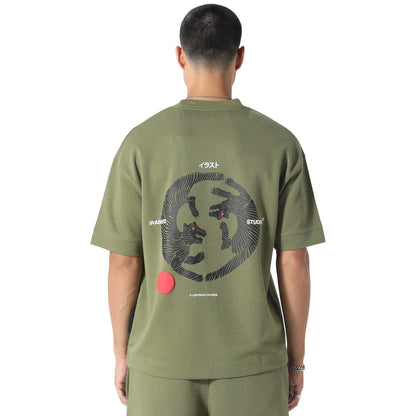 Irasuto Studios Claw Khaki T Shirt