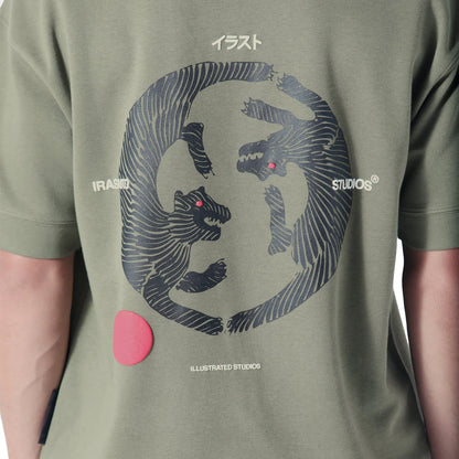 Irasuto Studios Claw Khaki T Shirt