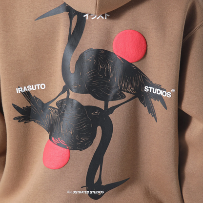 Irasuto Studios Crane Tobacco Hoodie