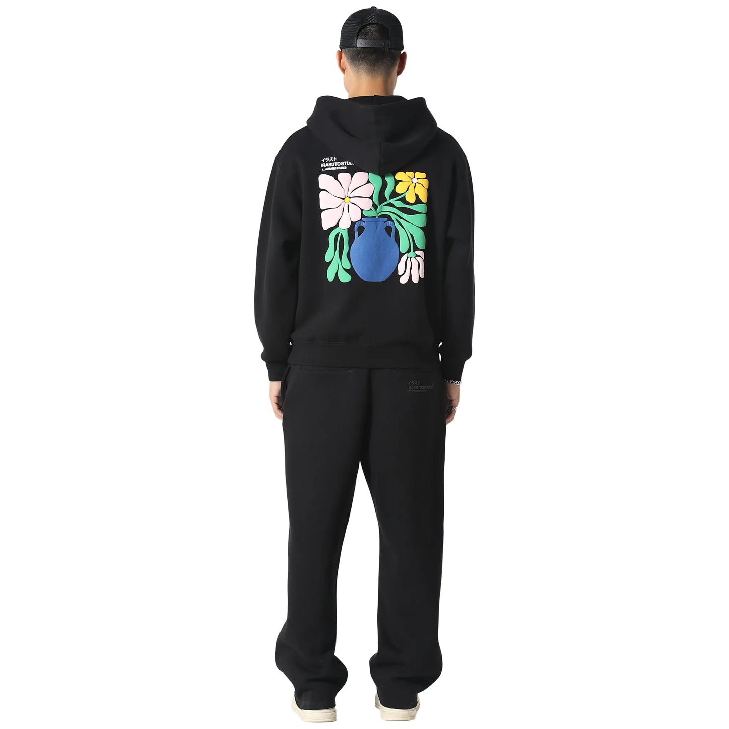 Irasuto Studios Hikari Bloom Black Hoodie