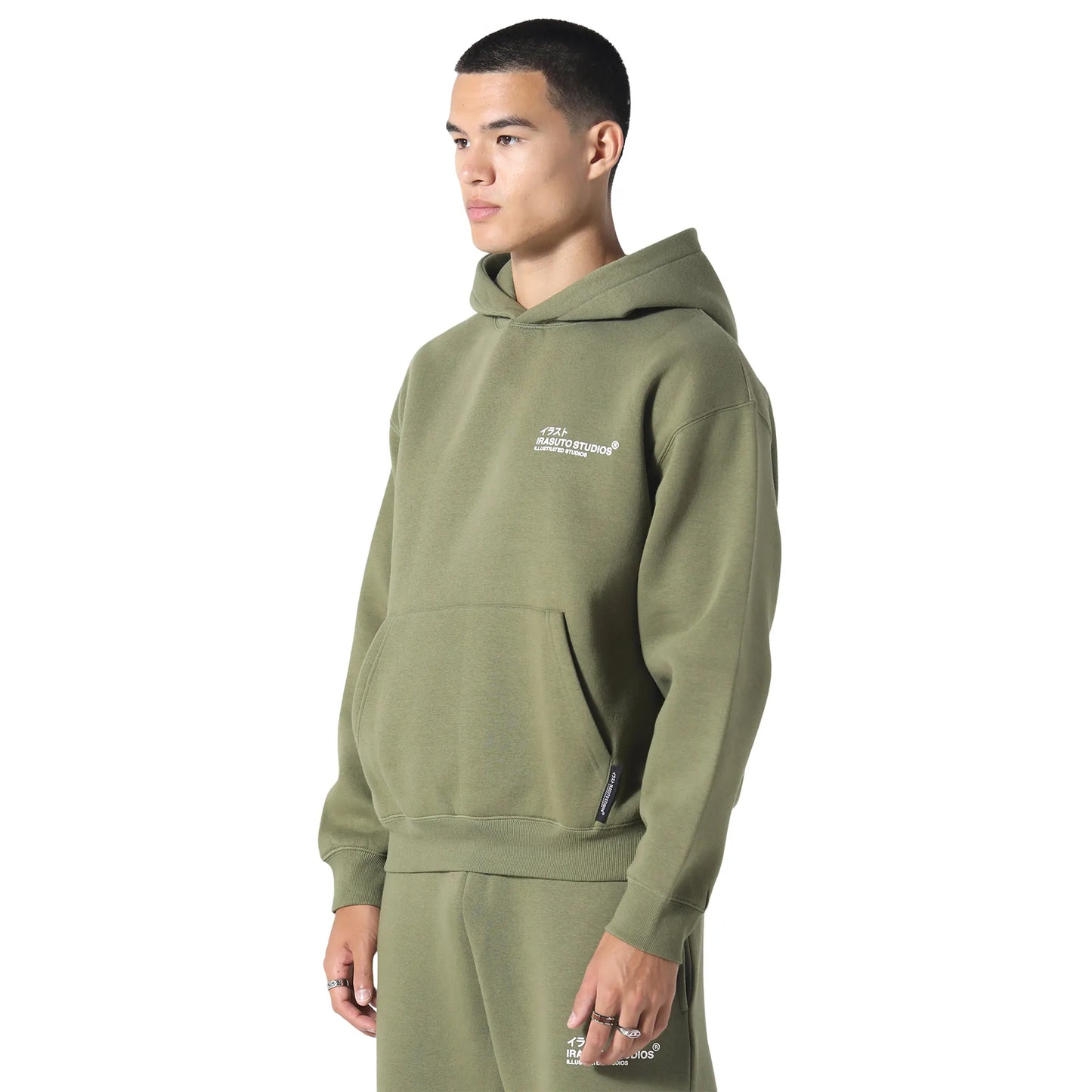 Irasuto Studios Koi Khaki Hoodie