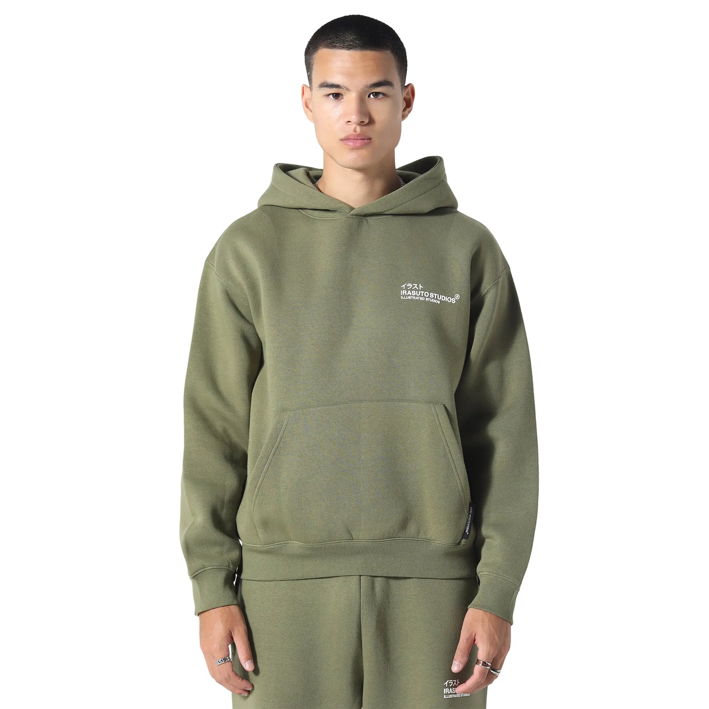 Irasuto Studios Koi Khaki Hoodie
