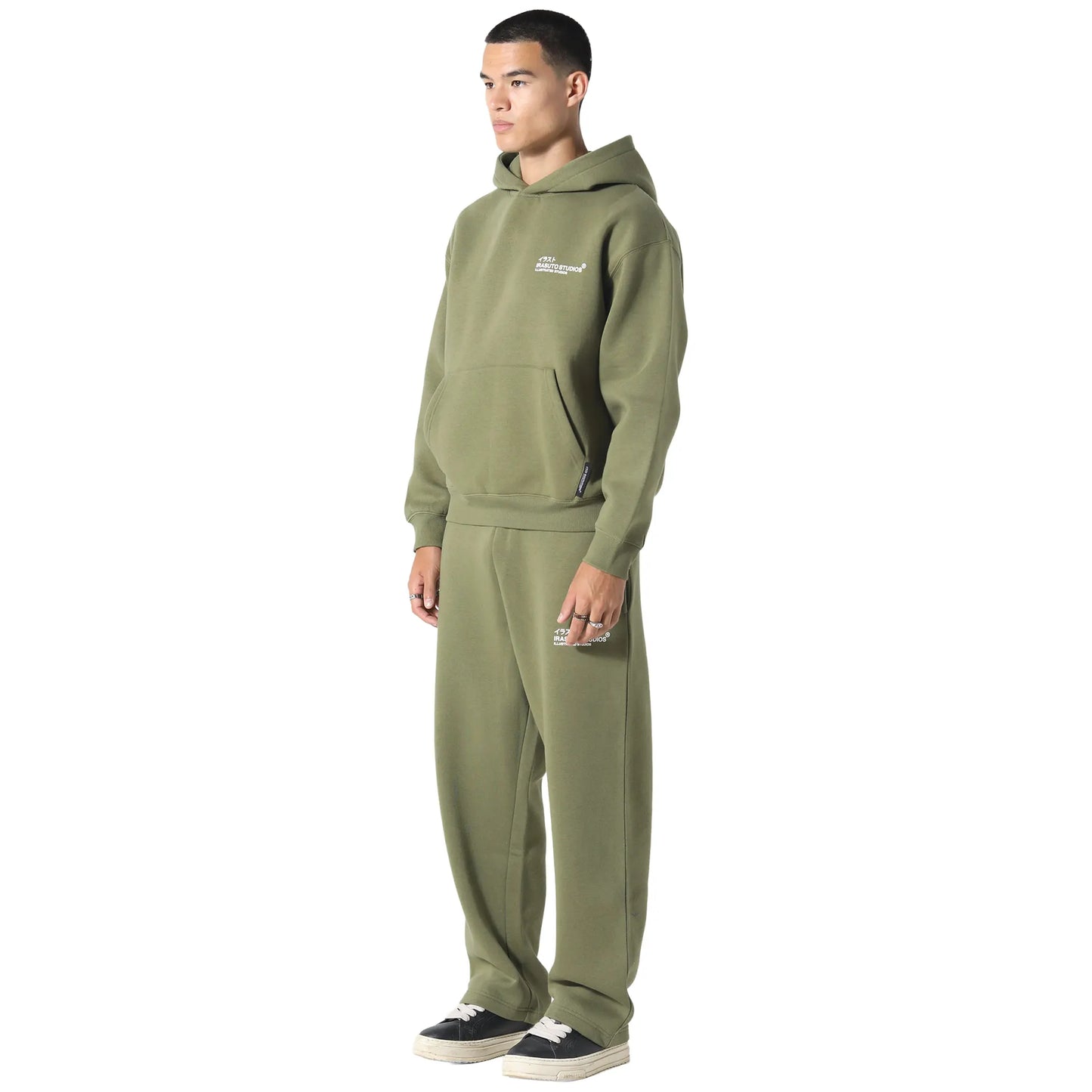 Irasuto Studios Koi Khaki Hoodie