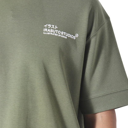Irasuto Studios Koi Khaki T Shirt