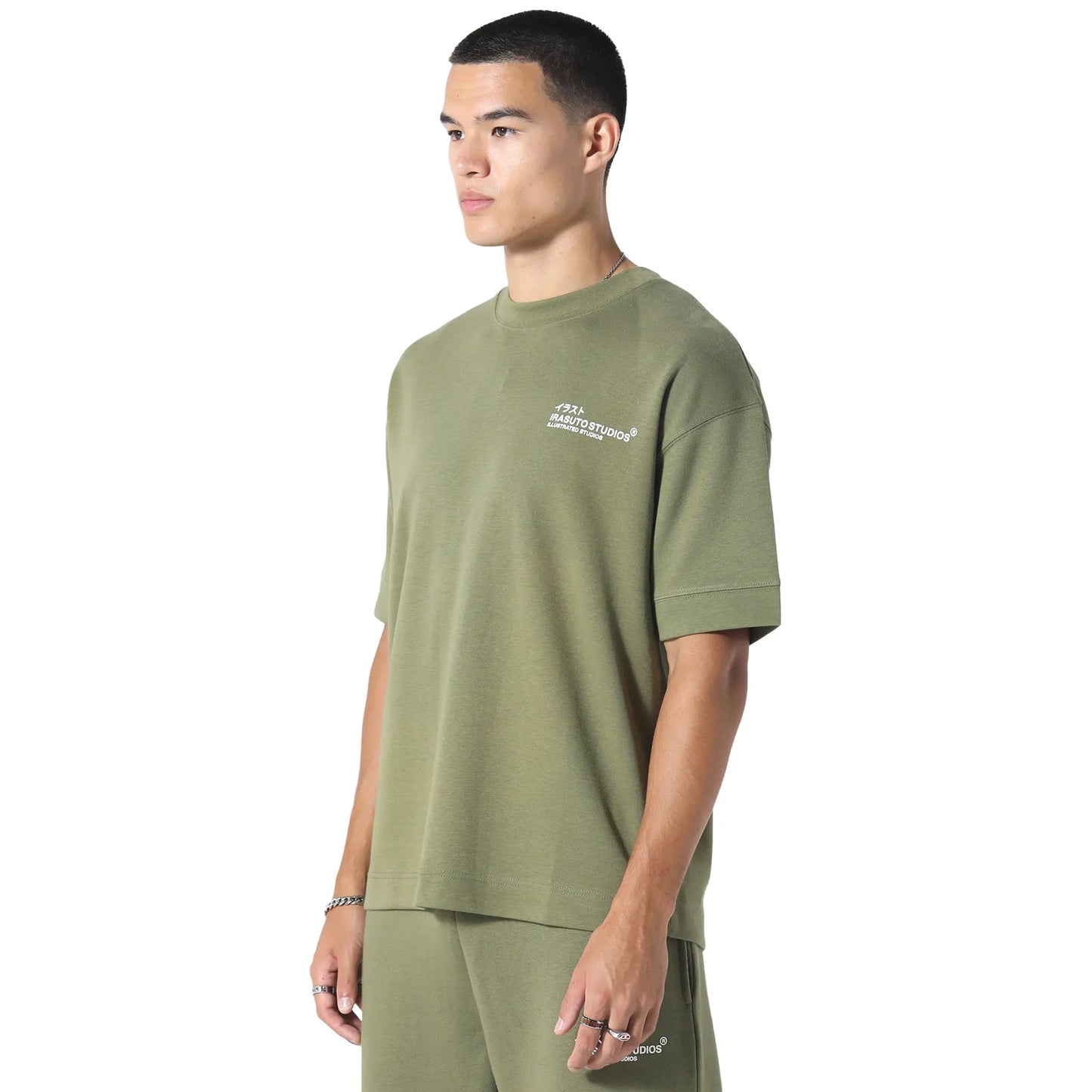 Irasuto Studios Koi Khaki T Shirt