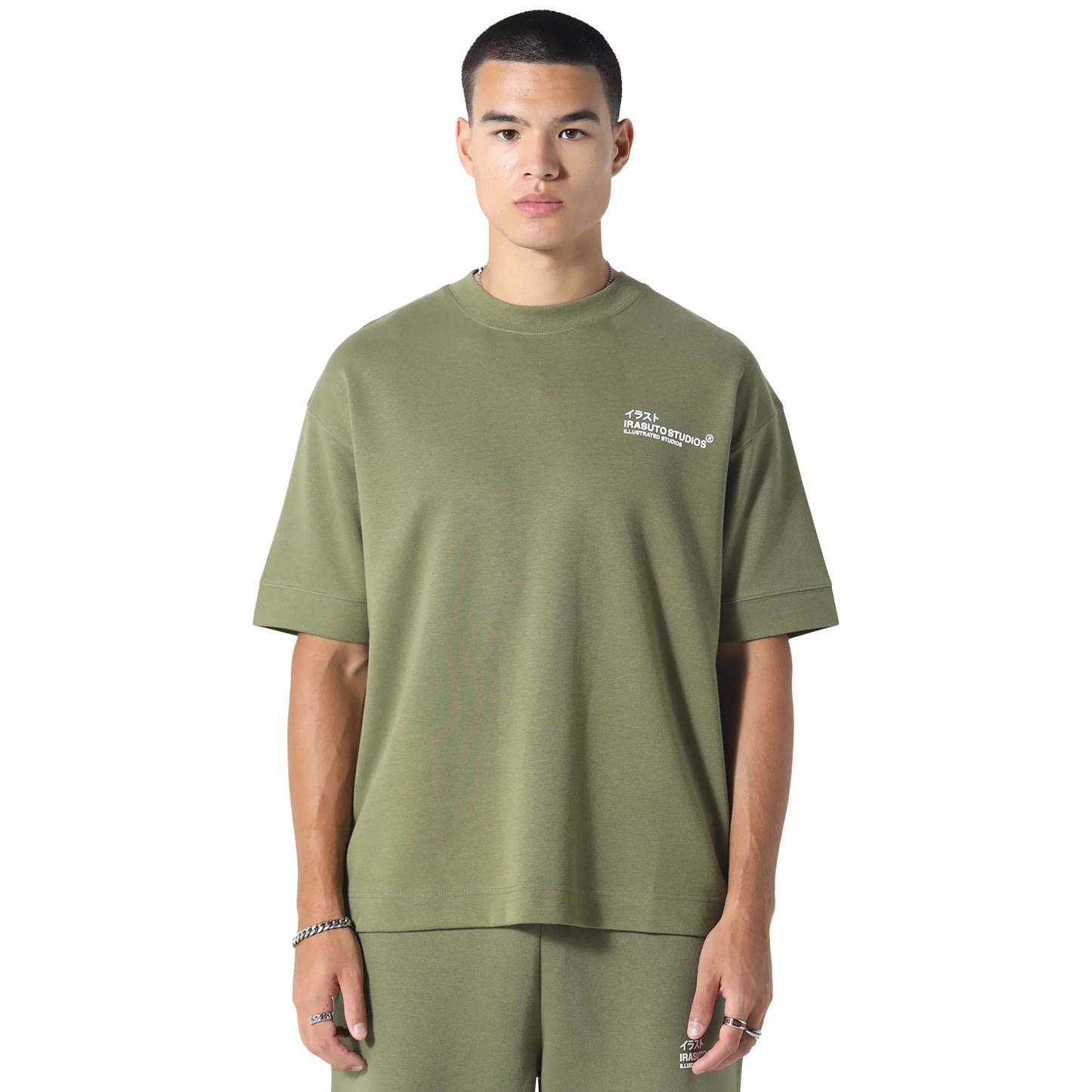 Irasuto Studios Koi Khaki T Shirt
