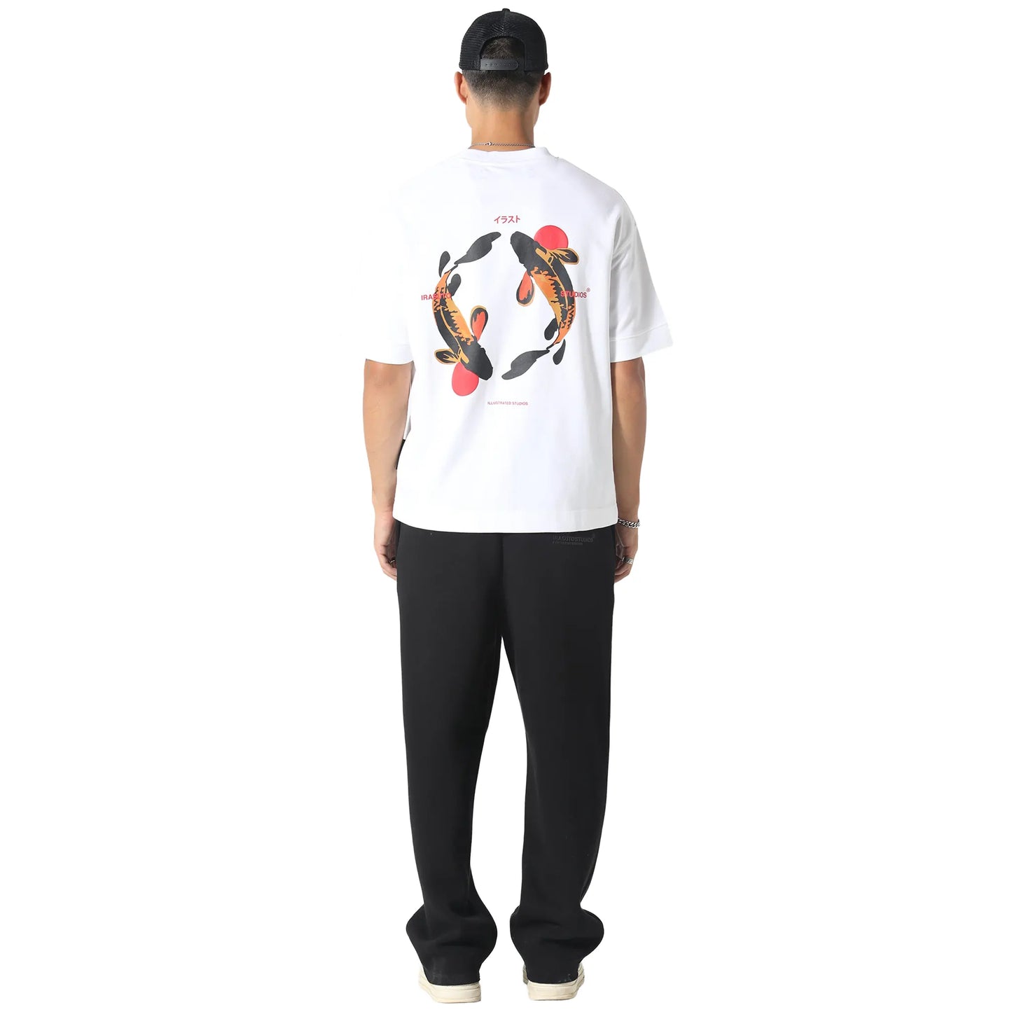 Irasuto Studios Koi White T Shirt