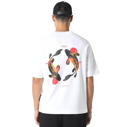 Irasuto Studios Koi White T Shirt
