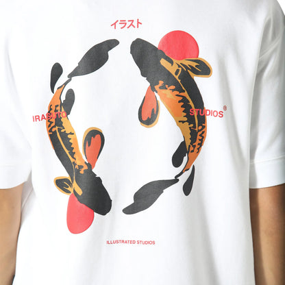 Irasuto Studios Koi White T Shirt