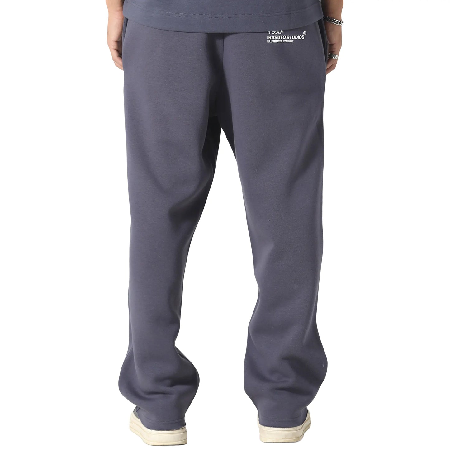 Irasuto Studios Open Hem Deep Blue Sweatpants