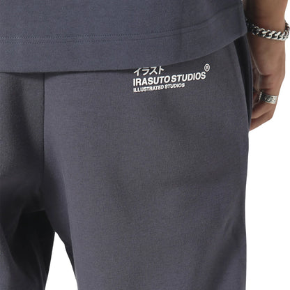 Irasuto Studios Open Hem Deep Blue Sweatpants