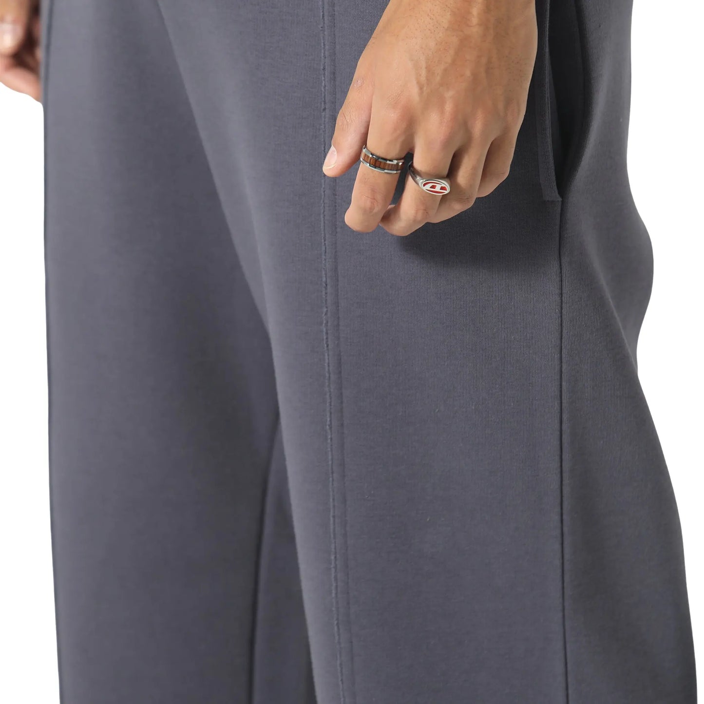 Irasuto Studios Open Hem Deep Blue Sweatpants