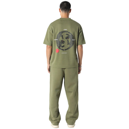 Irasuto Studios Open Hem Khaki Sweatpants